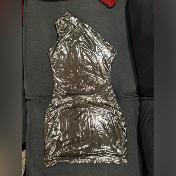 Silver Mini Dress - Picture 3 of 3